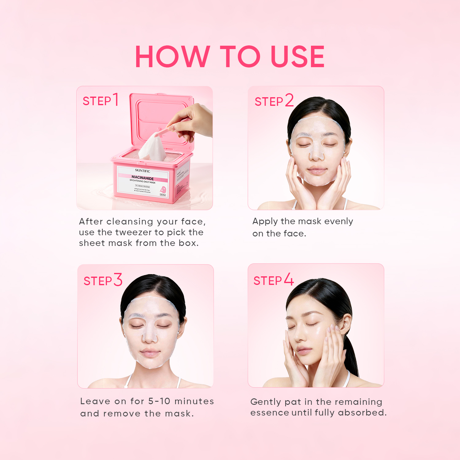 SKINTIFIC Niacinamide Brightening Mask 30 Sheets_thumbnail_7