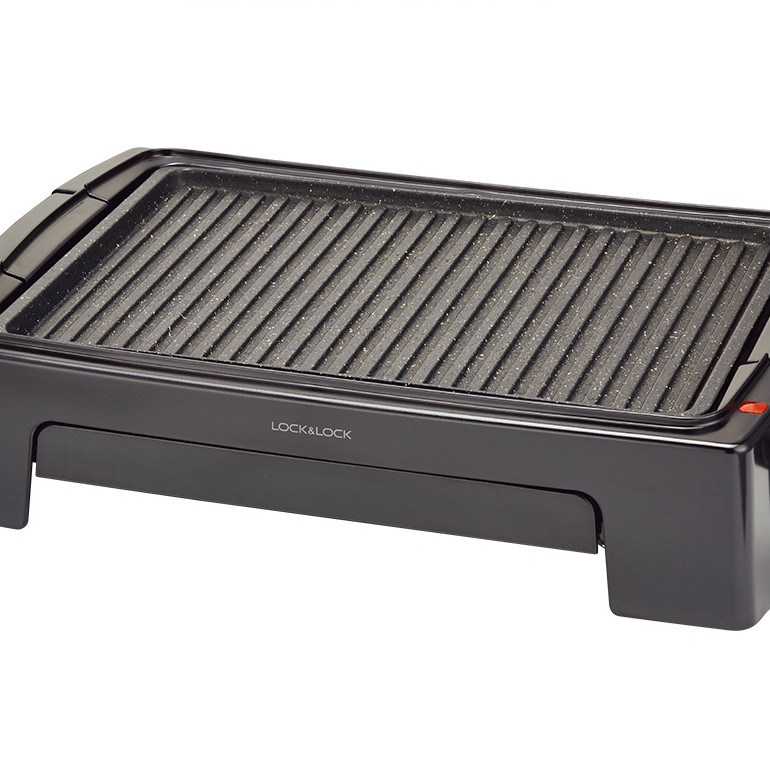 Vĩ nướng điện Lock&Lock, 506*140*340mm, 220~240V, 50HZ, 1300~1500W, 3.1Kg - Màu đen