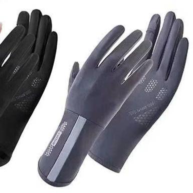 Găng Tay Chống Tia UV Chống Nắng Hở Ngón Chống Trượt Bao Kín Tay Thoáng Khí Lái Xe Nam Nữ_thumbnail_4