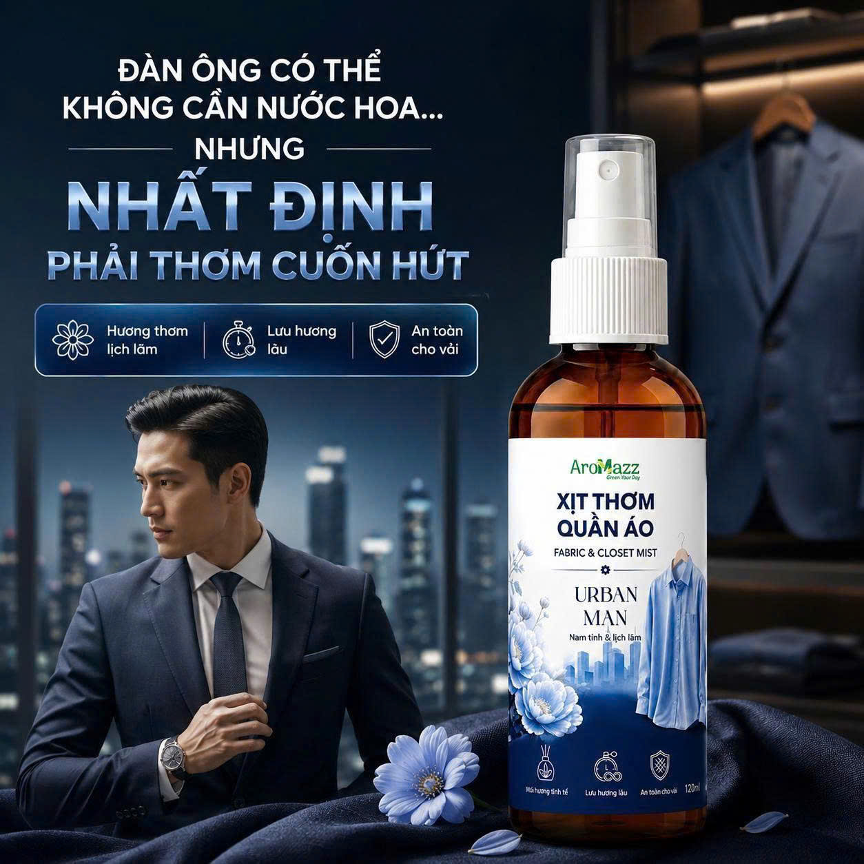 SET 2 Chai Xịt Thơm Quần Áo AroMazz_thumbnail_4