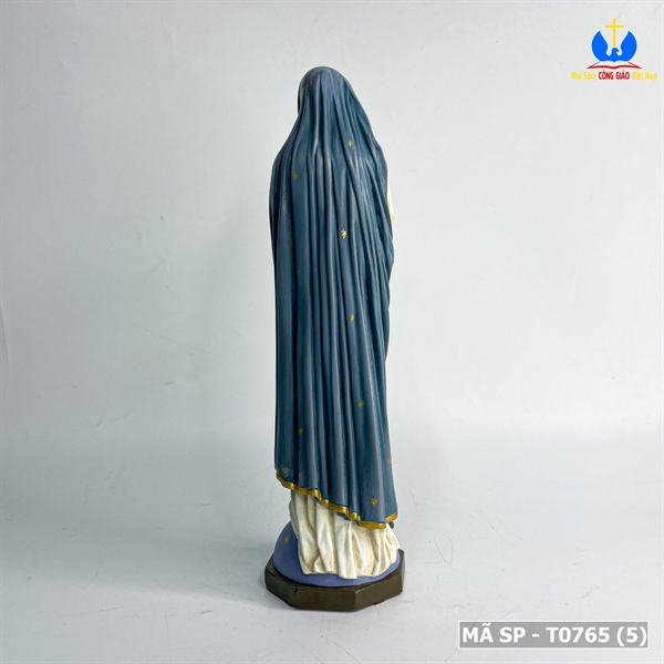 Tượng Đức Mẹ vô nhiễm 25cm vẽ tay_thumbnail_4