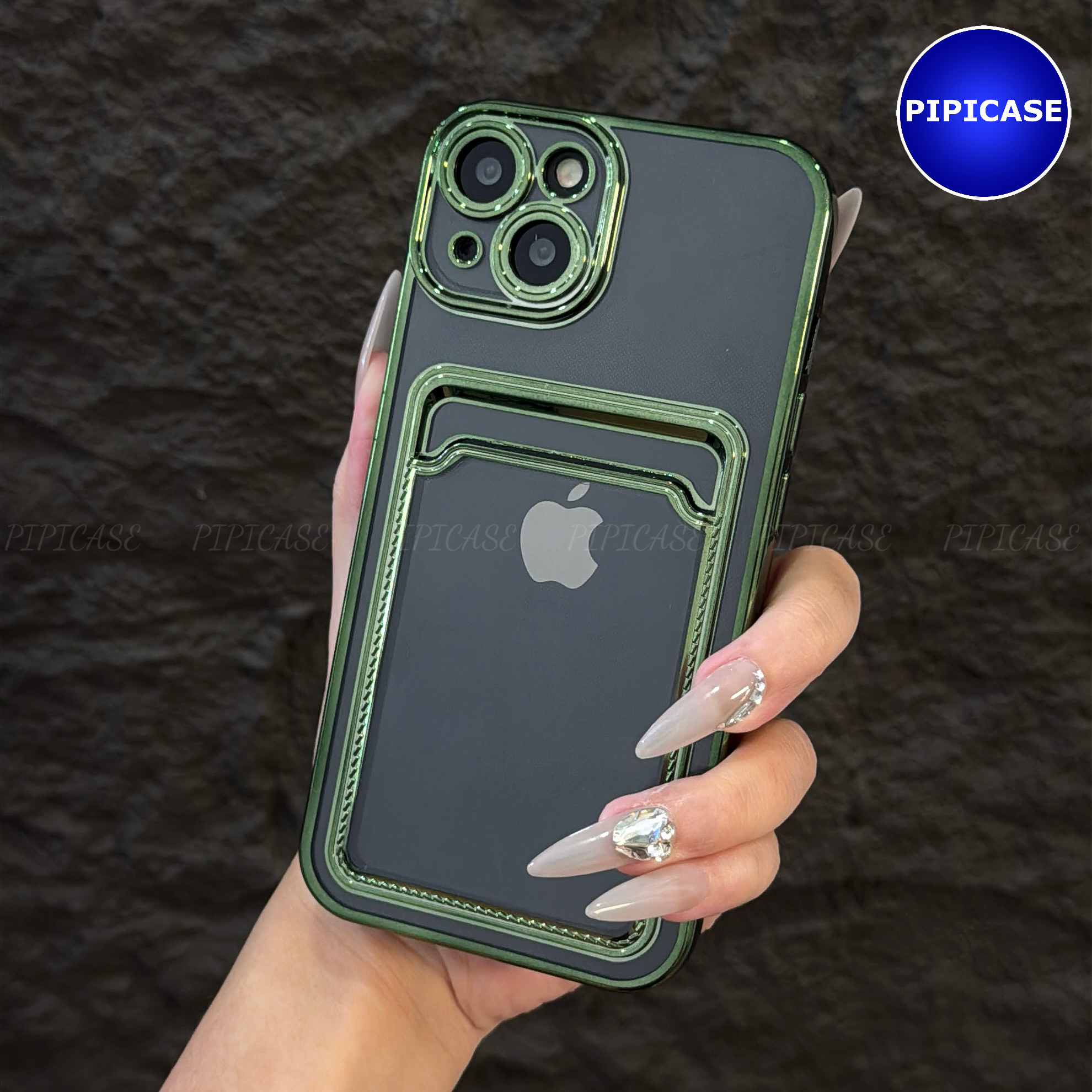 Ốp Lưng iPhone 14 - Ốp Thẻ - Xanh Lá_thumbnail_10