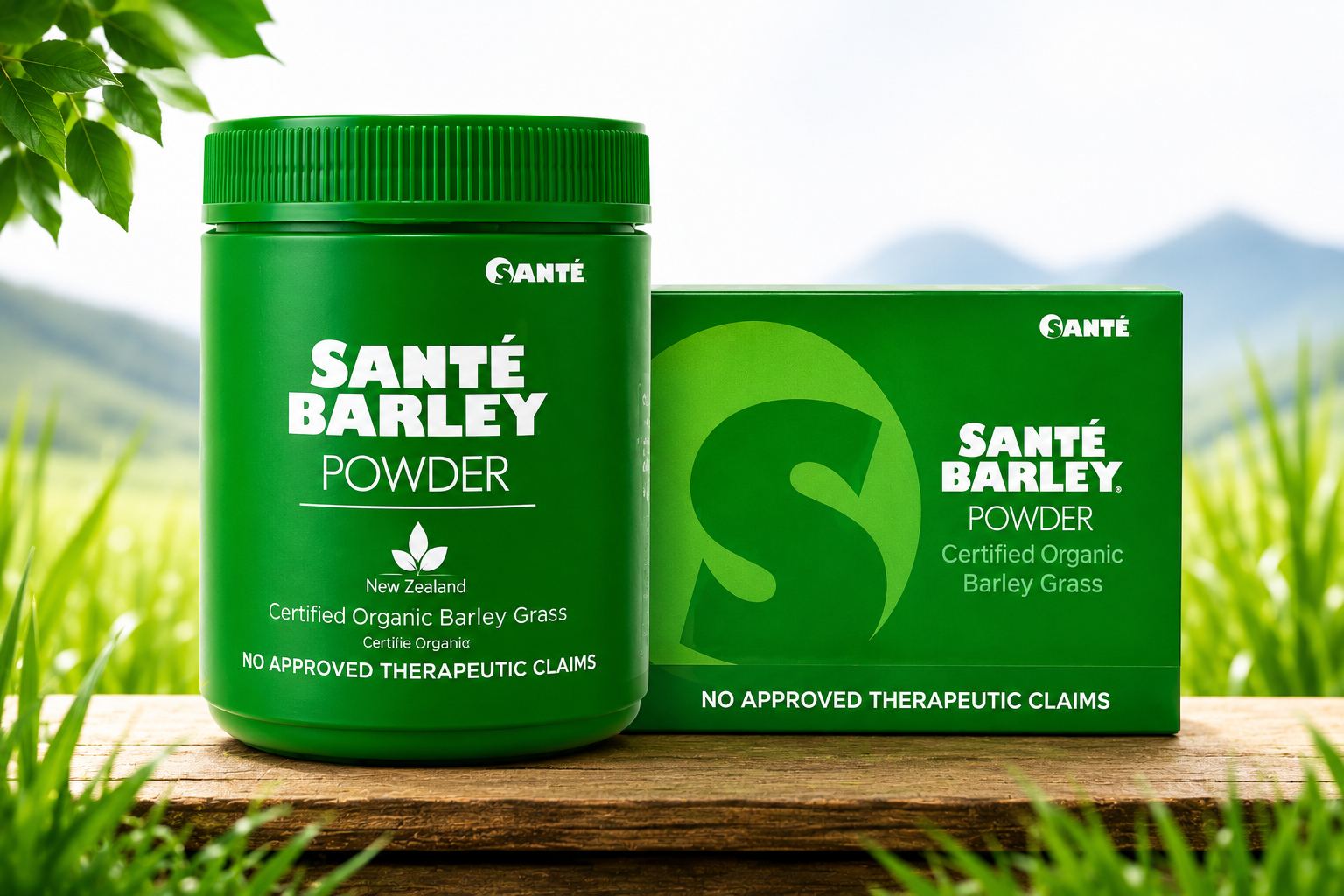 Sante Barley Canister & Box