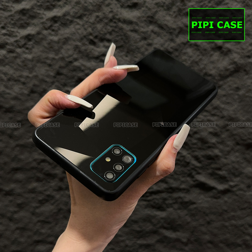 Ốp Lưng Samsung A71 - Kim Cương 6D - Đen_thumbnail_2