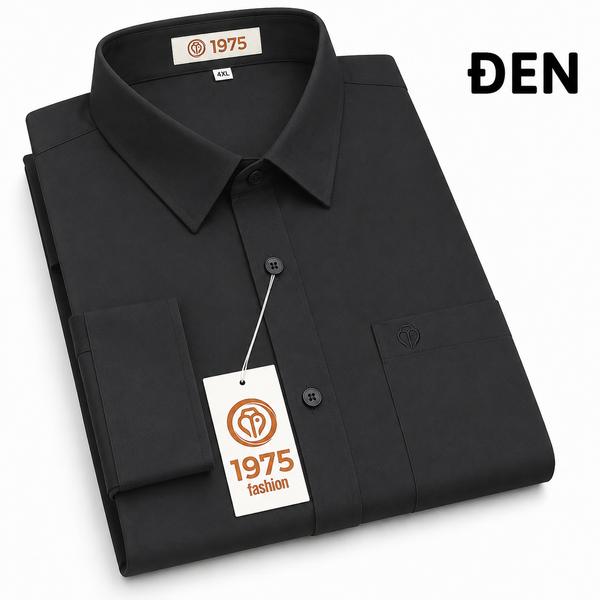 ÁO SƠ MI ĐEN DÀI TRƠN