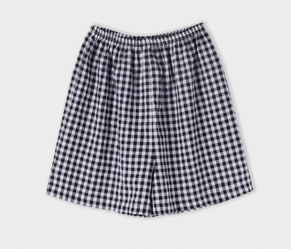 Quần đùi cotton caro lưng chun_thumbnail_2