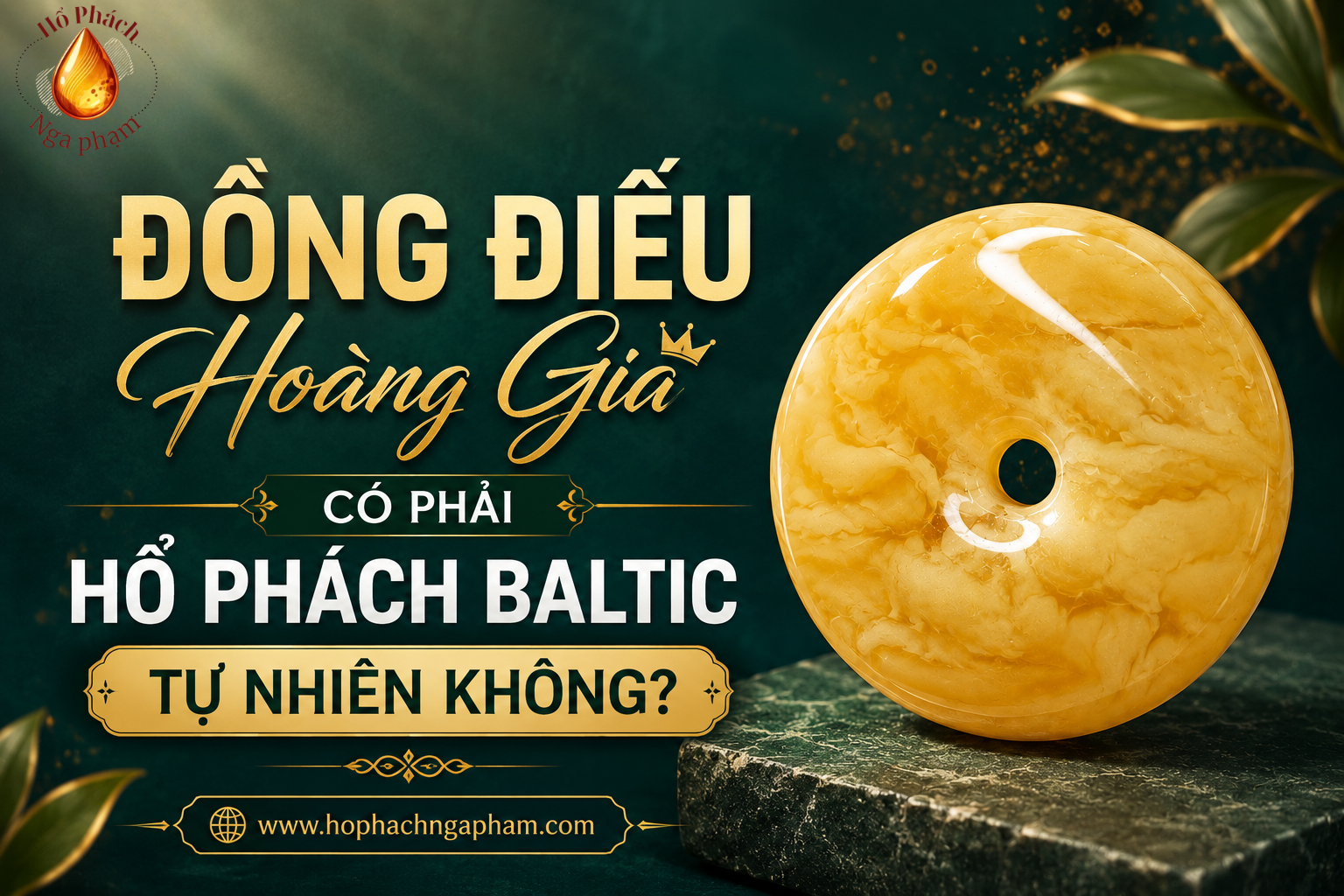 Đồng Điếu Hoàng Gia Có Phải Hổ Phách Baltic Tự Nhiên Không?