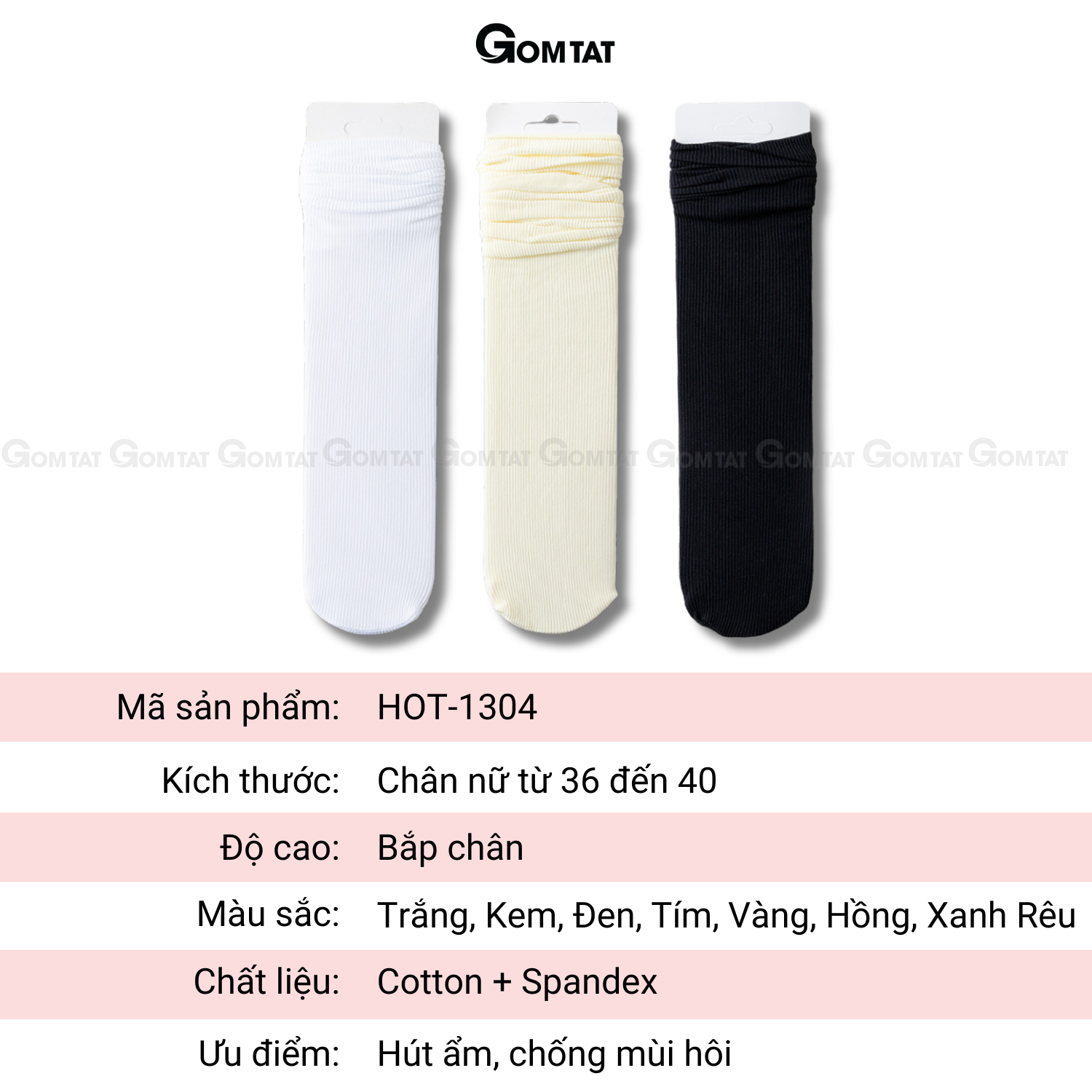 Combo tất giấy nữ mỏng mùa hè GOMTAT, vớ nữ trơn mong nhẹ, mềm mịn, tôn dáng - HOT-1304_thumbnail_9