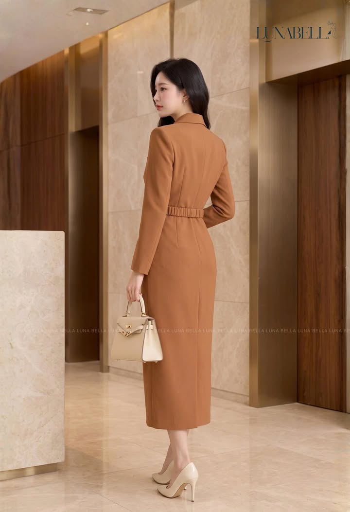 Váy vest midi dài AVERA màu NÂU_thumbnail_1