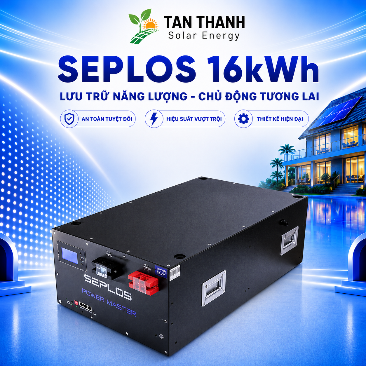 Pin Lưu Trữ SEPLOS 16kWh