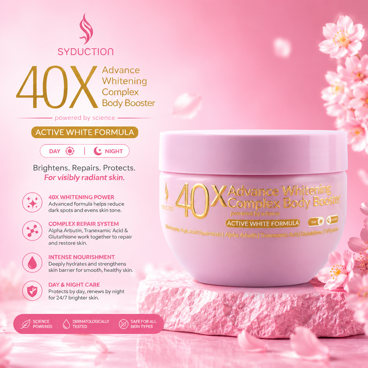 40X Advance Whitening Complex Body Booster (250g)