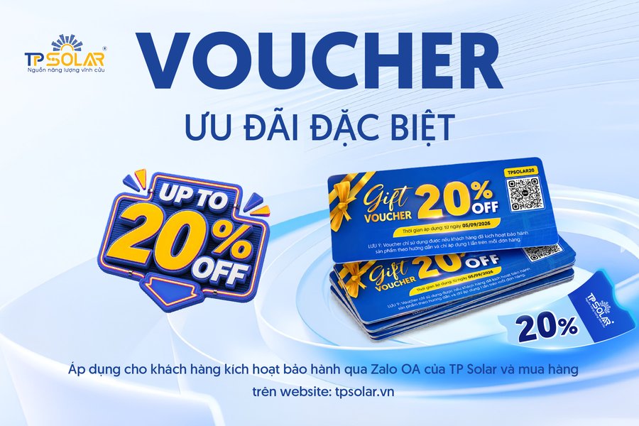 Mùa tri ân - Sắm đèn năng lượng mặt trời TP Solar, nhận voucher 20% cho lần mua tiếp theo