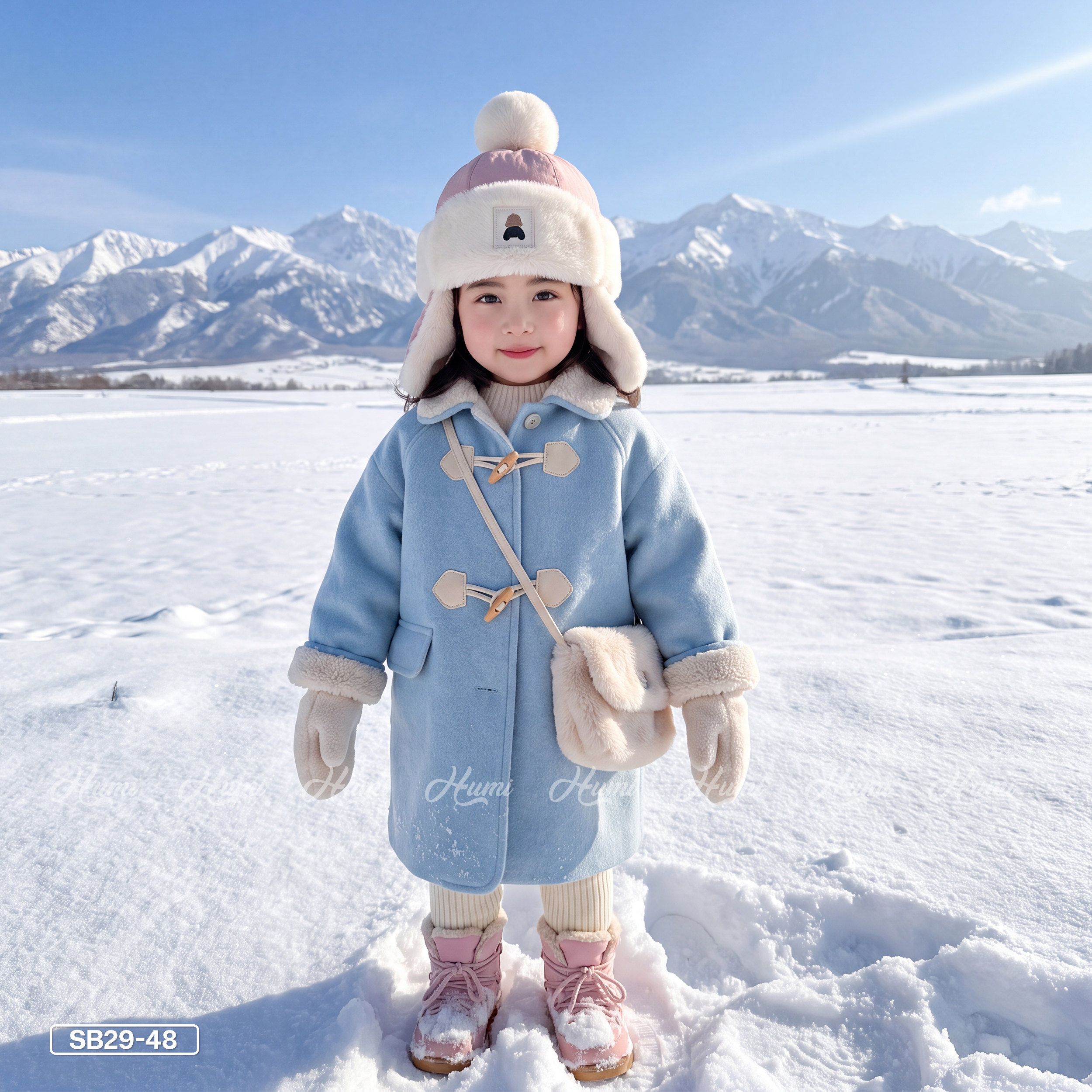 MŨ TRÙM TAI TRẺ EM (SB29-48 HỒNG)_thumbnail_3