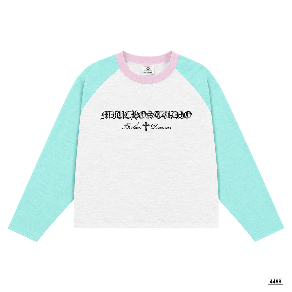 Áo thun nữ tay dài form boxy Miucho cotton xược thoáng mát 4488_thumbnail_8