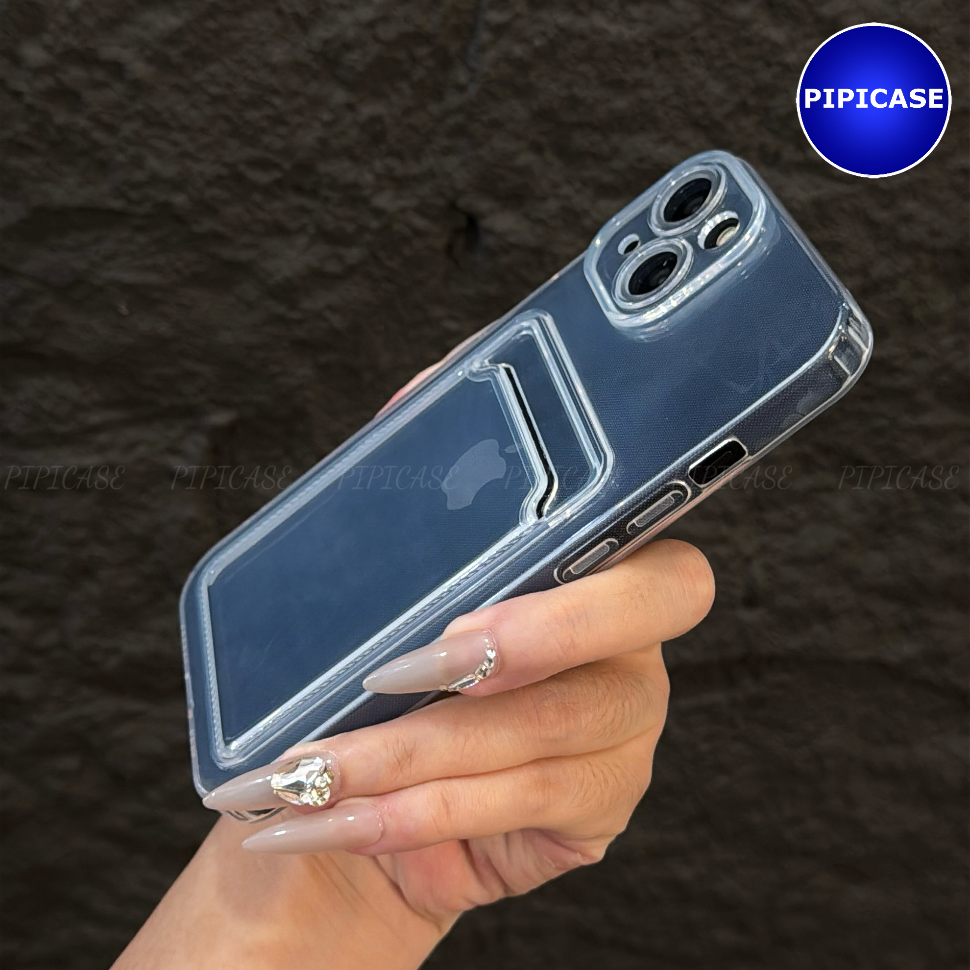 Ốp Lưng iPhone 14 - Ốp Thẻ - Trong Suốt_thumbnail_12
