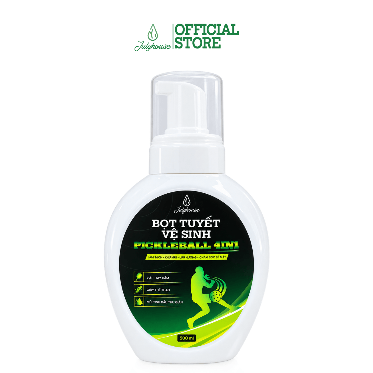 Bọt Tuyết Vệ Sinh Pickleball 4in1 150ml/500ml Julyhouse_thumbnail_4