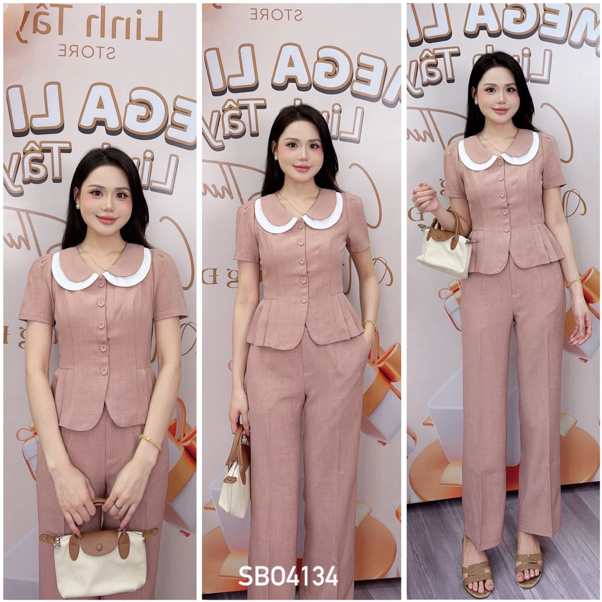 Set Bộ Viền Trắng Thanh Lịch, Hiện Đại