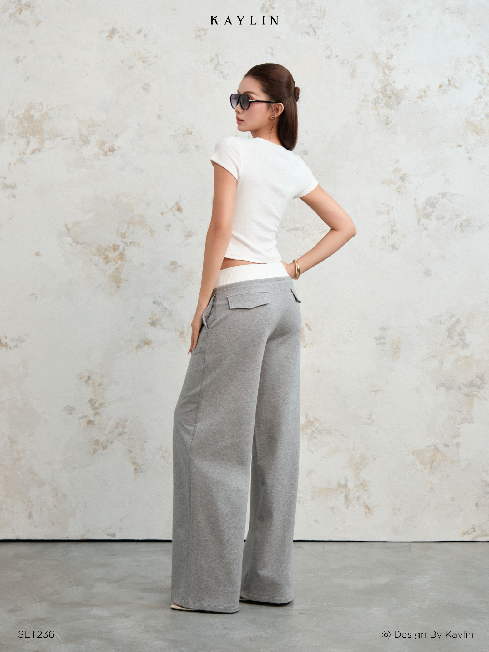 Set Thun Co Giãn Áo Ôm Quần Ống Rộng KAYLIN Daily Ease Set_thumbnail_1