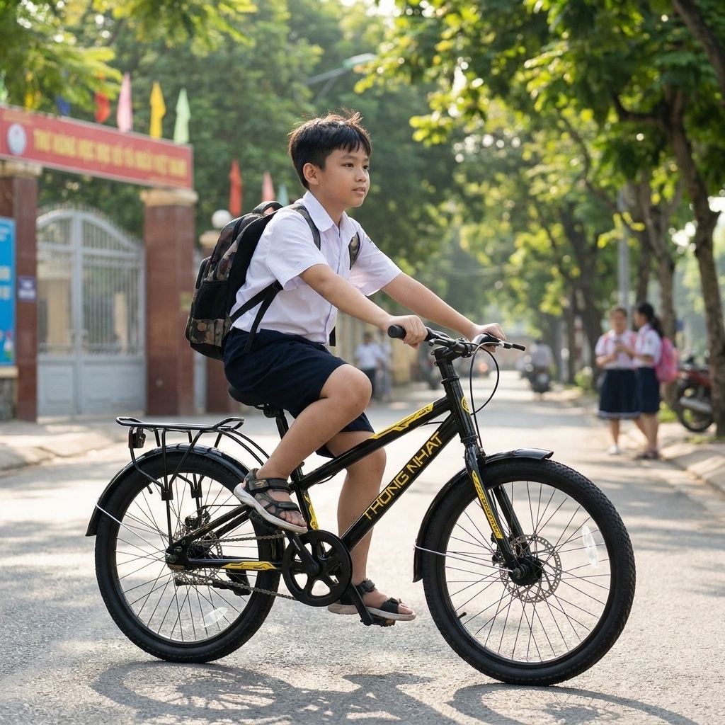 Xe Đạp Trẻ Em Thống Nhất SK20 6-11 Tuổi, Dáng Thể Thao, Khung Thép Siêu Bền (Tặng Kèm Phụ Kiện) Chính Hãng_thumbnail_2