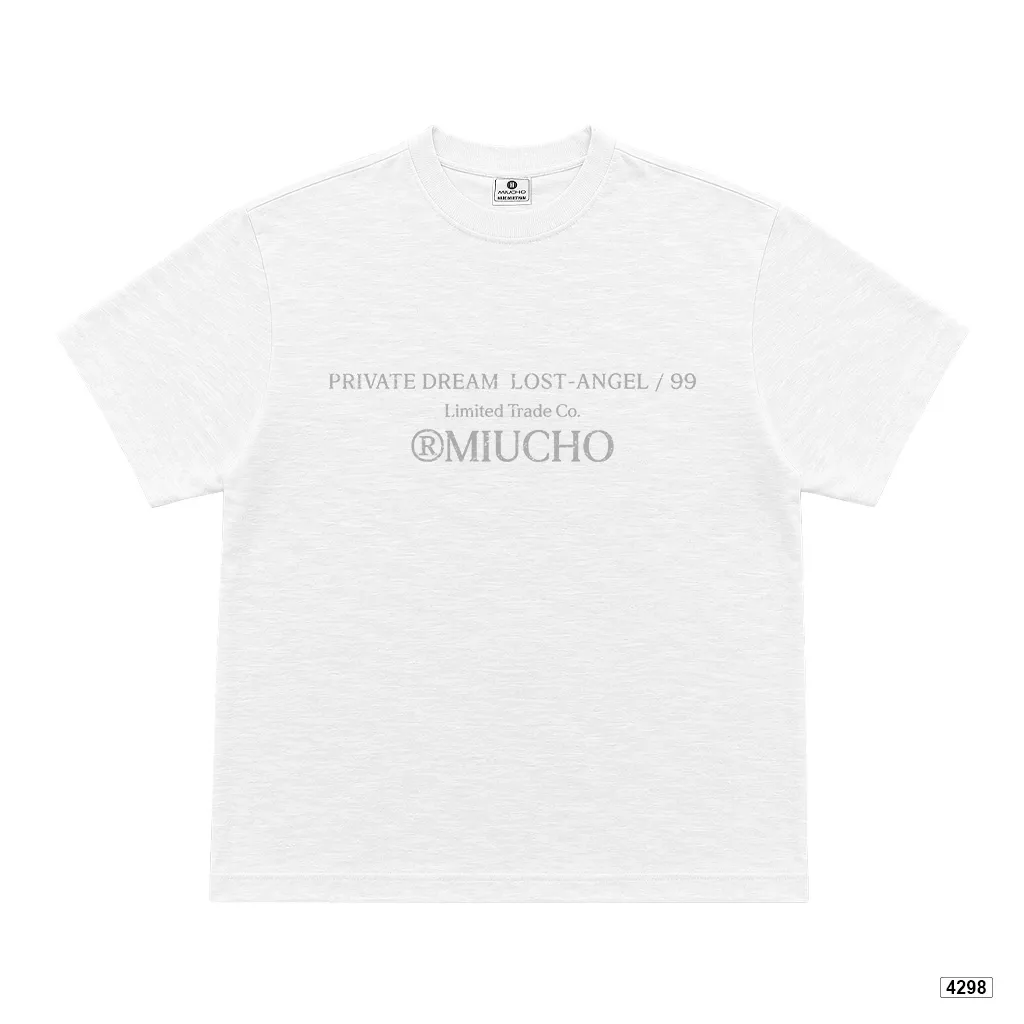 Áo thun boxy unisex chất vải xước Miucho 4298_thumbnail_8