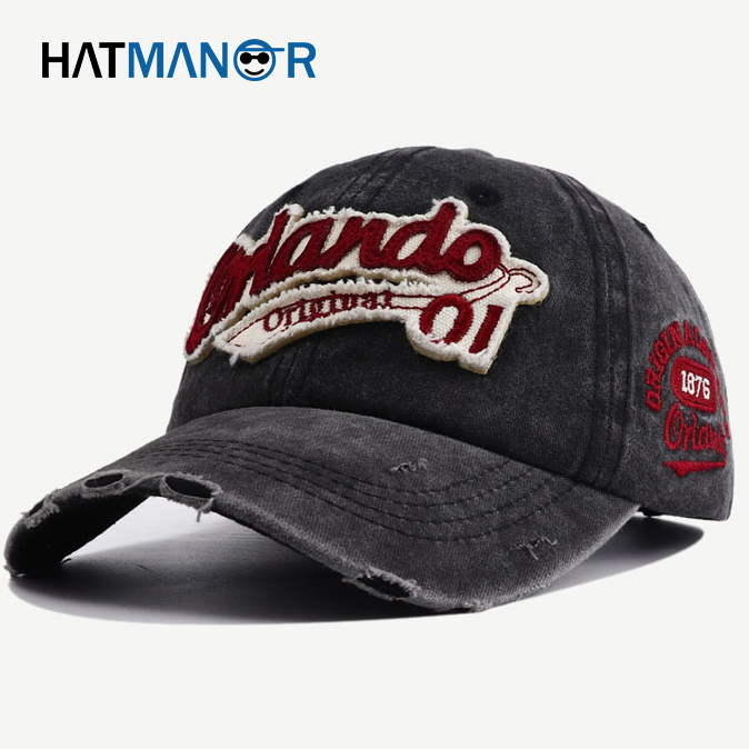 Mũ lưỡi trai classic vintage chữ thêu ORLANDO HZ2611