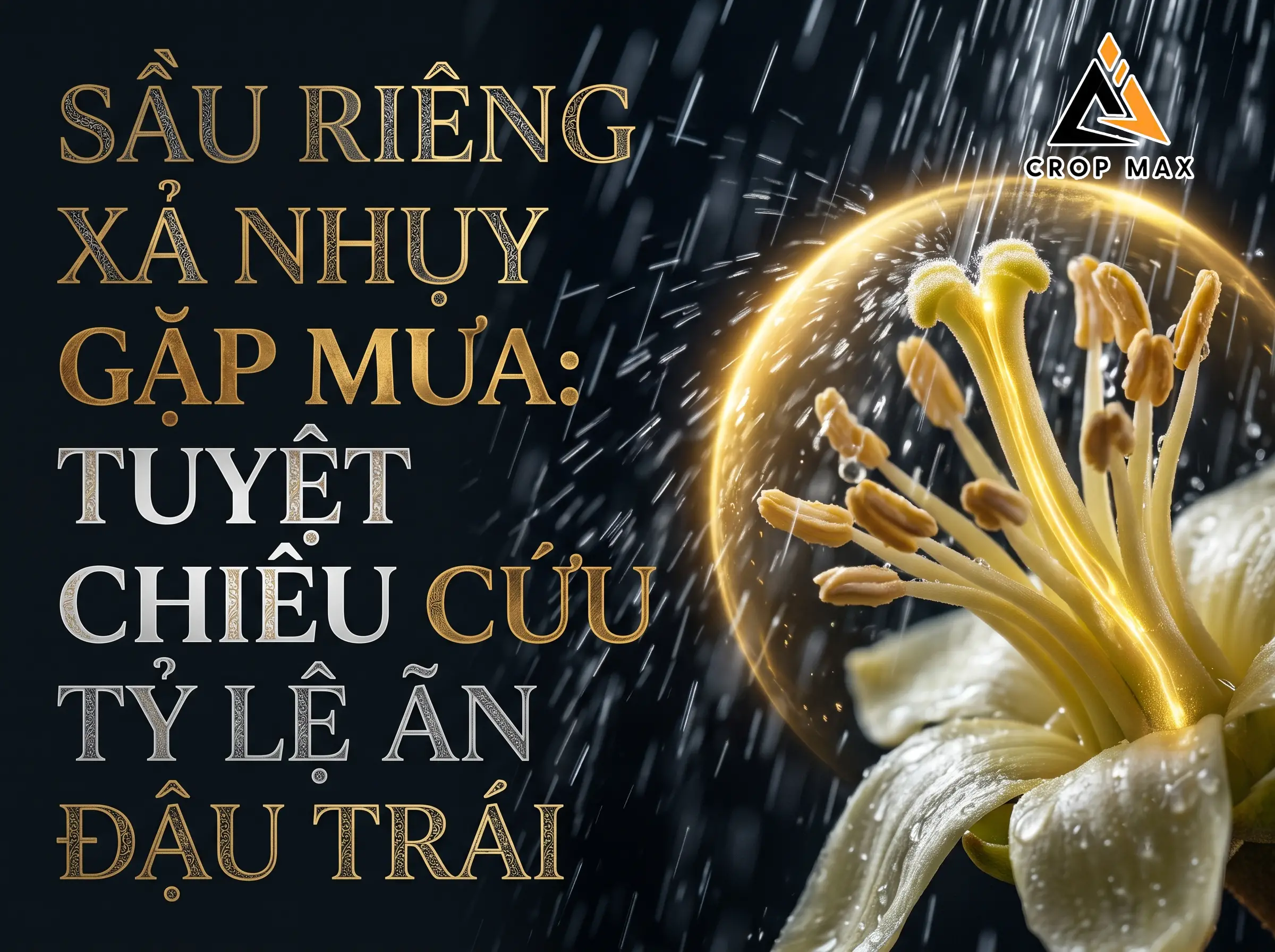 Sầu Riêng Xả Nhụy Gặp Mưa: Tuyệt Chiêu Cứu Vãn Tỷ Lệ Đậu Trái