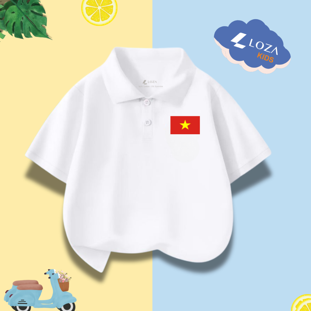 [XẢ KHO LẺ SIZE 110-160] Áo POLO cho bé in hình nhiều mẫu - Áo trẻ em từ 15-42kg - Loza Kids XPL001_thumbnail_18
