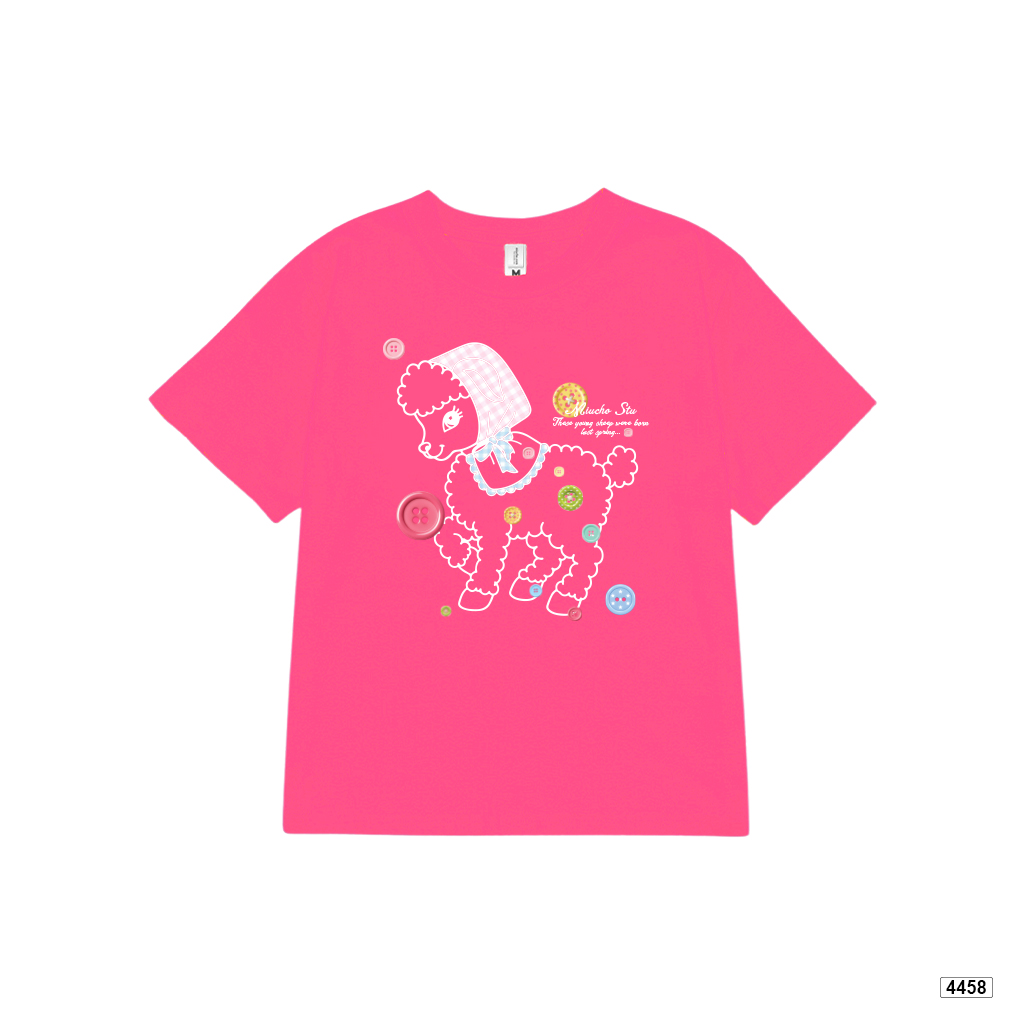 Áo baby tee Hàn Quốc form ôm poodle cute Miucho 4458_thumbnail_10