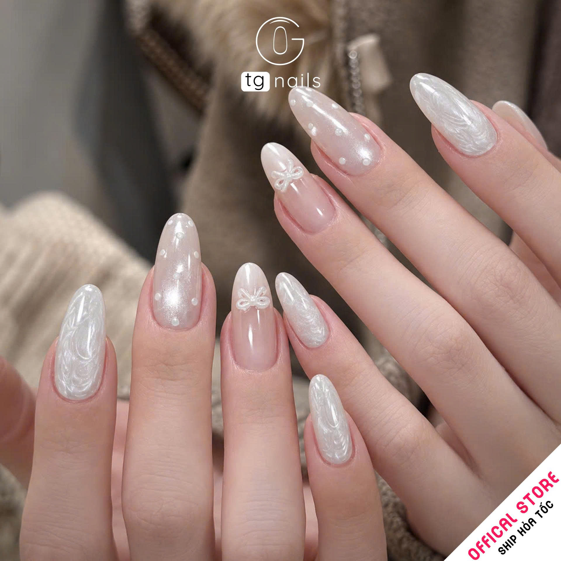 Sơn móng TG Nails gel. Khối lượng tịnh: 10g/ lọ. Nhãn hàng TG nail gel - Gel Nhũ Ngọc Trai_thumbnail_3