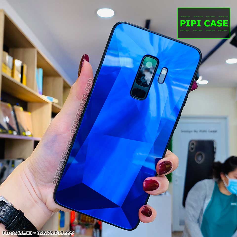 Ốp Lưng Samsung S9 - Kim Cương 6D - Xanh_thumbnail_3