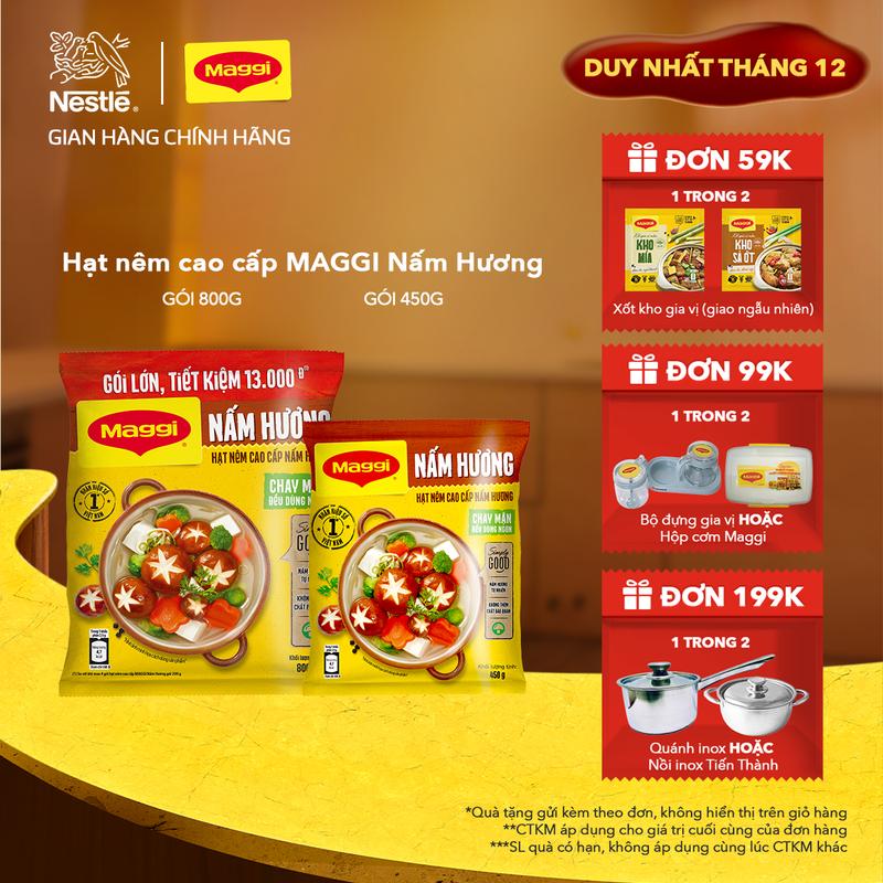 Hạt nêm cao cấp Maggi nấm hương gói 450g