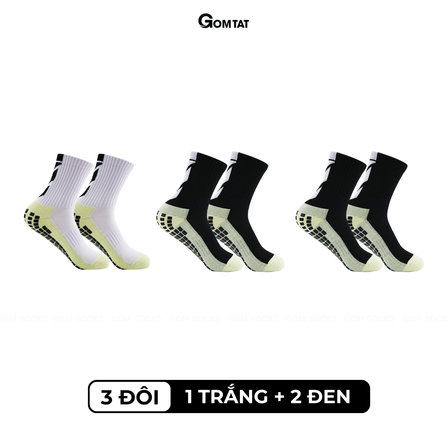 Combo tất thể thao nam đá bóng GOMTAT, chất liệu cotton, silicon chống trượt - TIA-DB-506_thumbnail_19