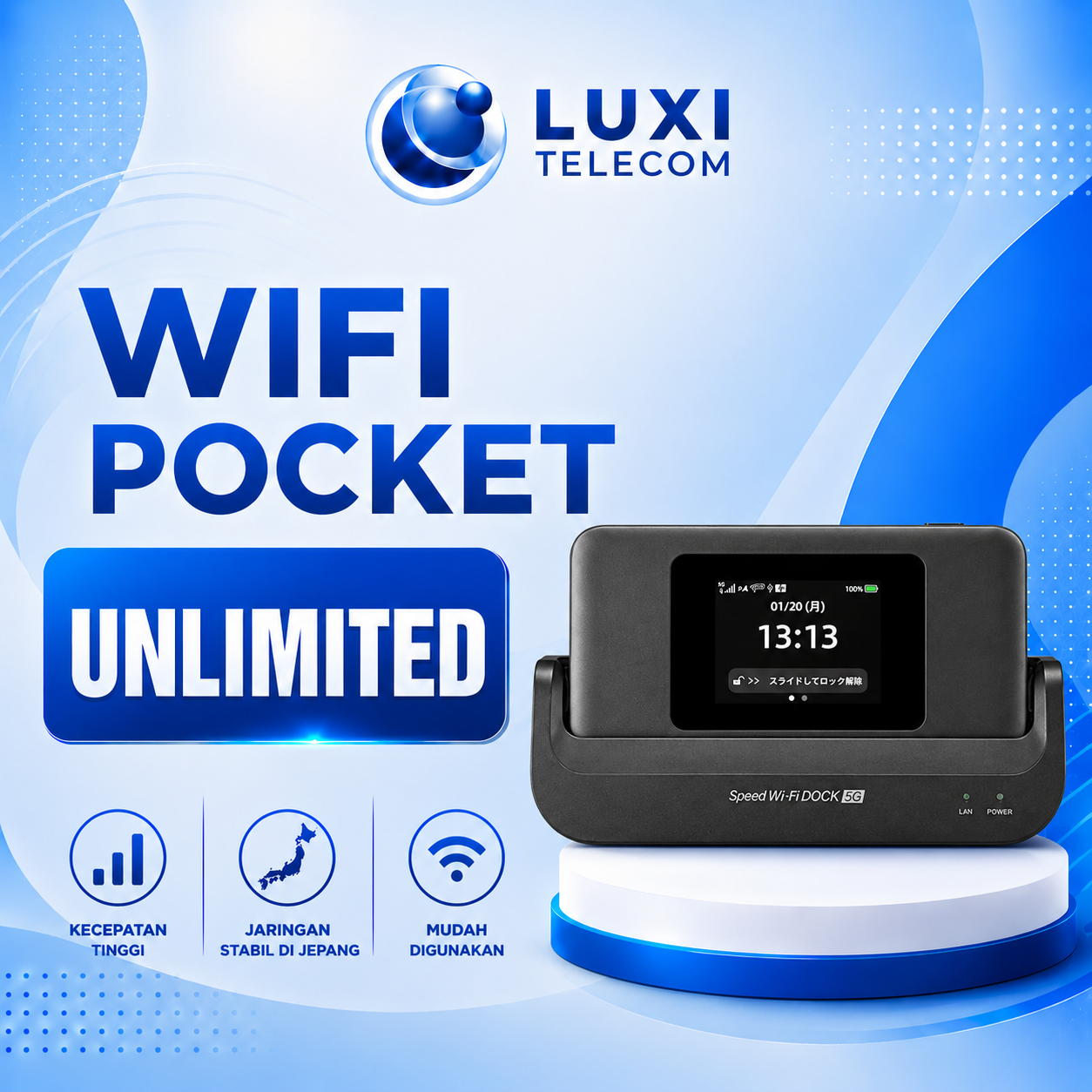 Phát Wifi Dock 5G Unlimited