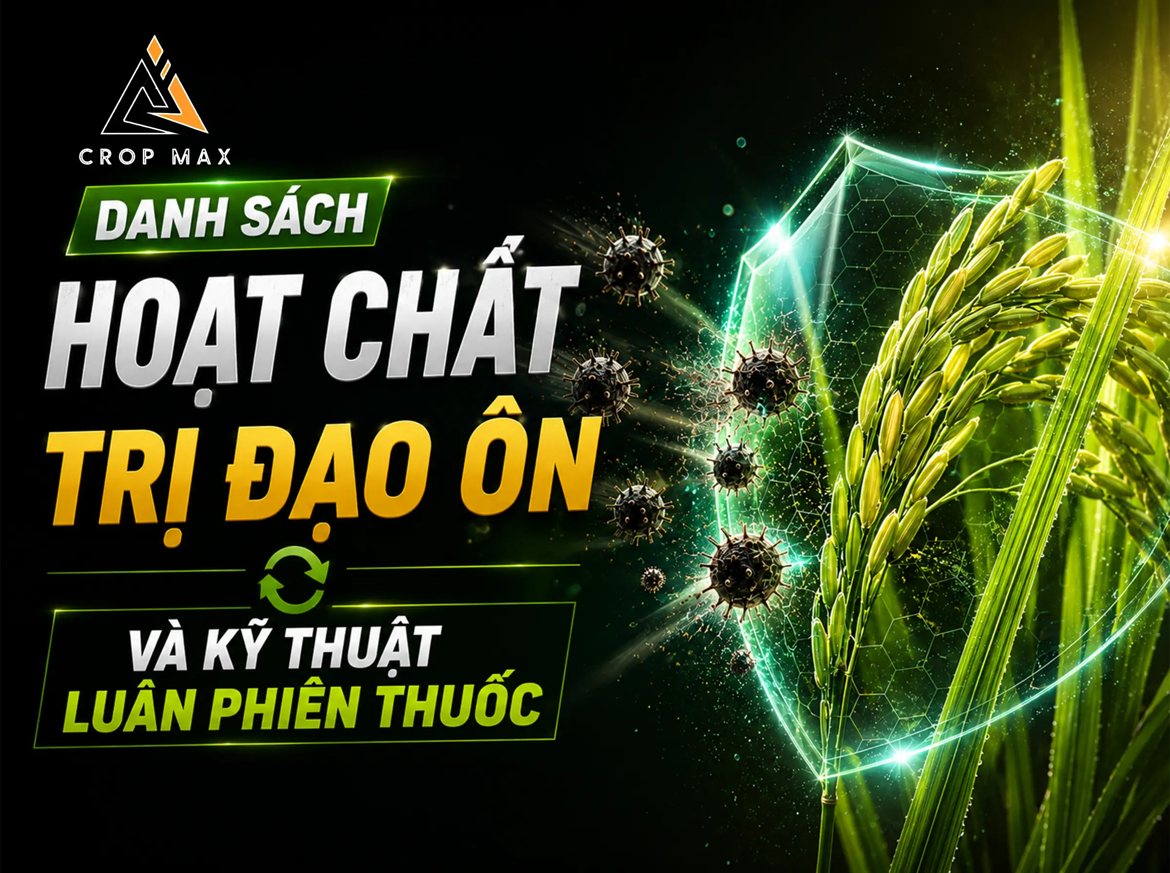 Danh Sách Hoạt Chất Trị Đạo Ôn Và Kỹ Thuật Luân Phiên Thuốc