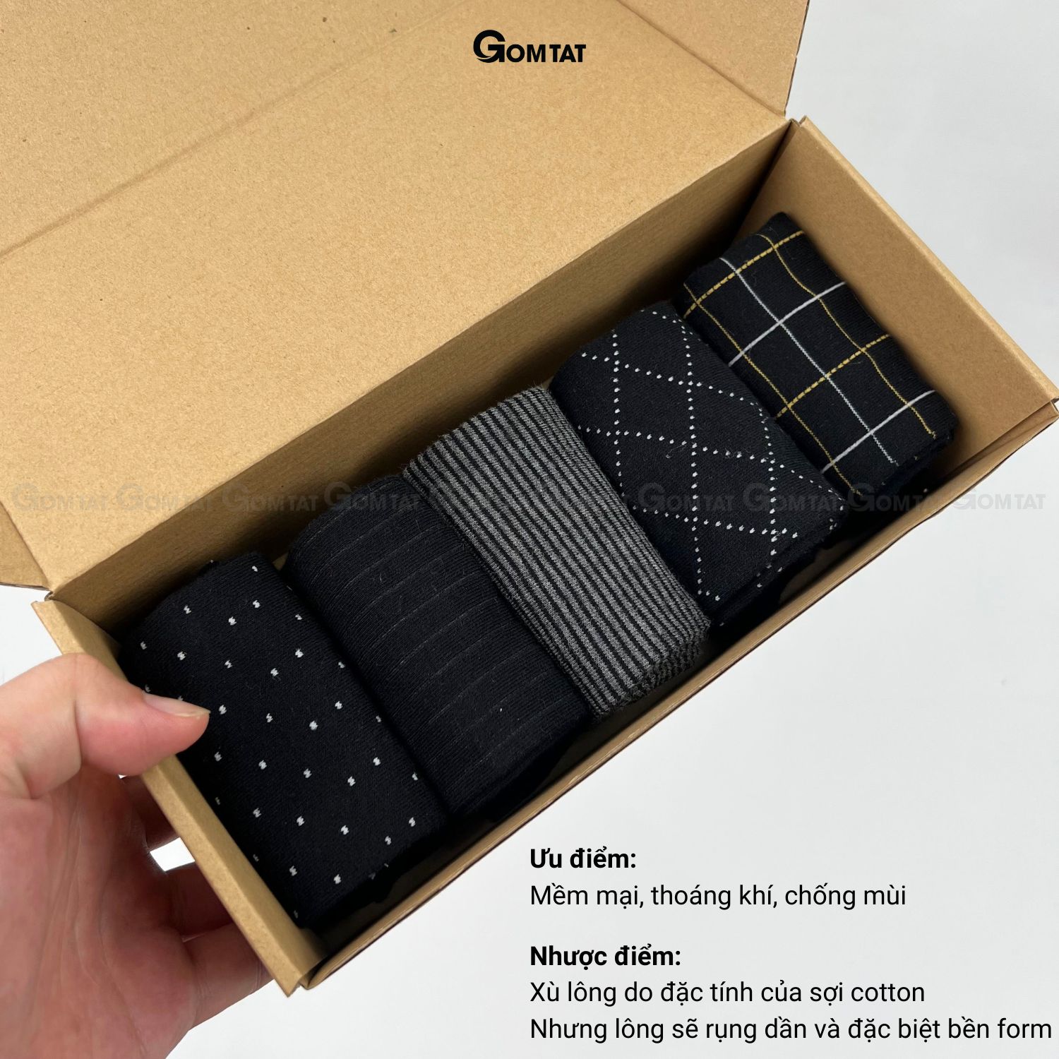 Combo tất giày tây họa tiết LUX-MIX-CB_thumbnail_35