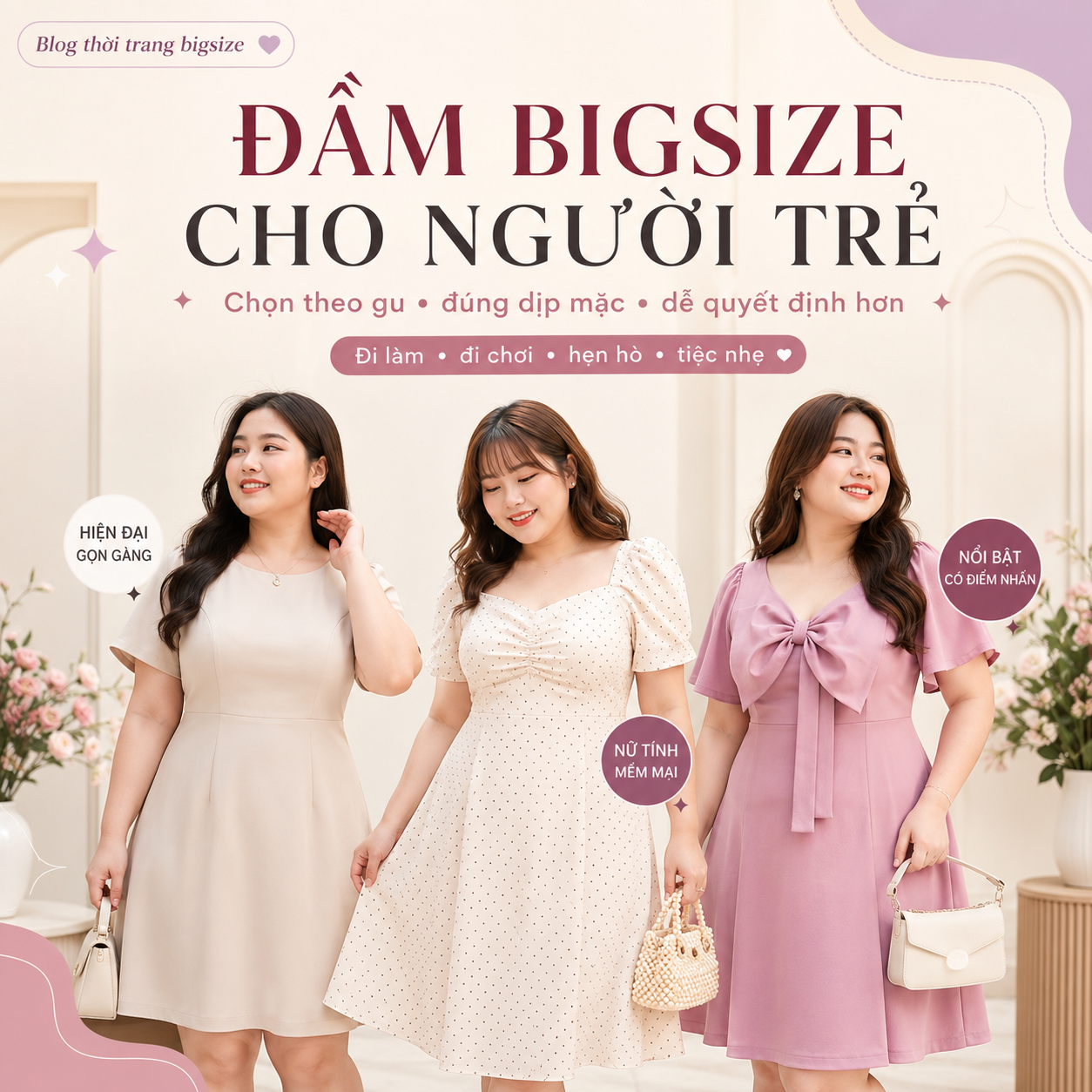 Đầm Bigsize Cho Người Trẻ: Chọn Đúng Gu, Đúng Dịp