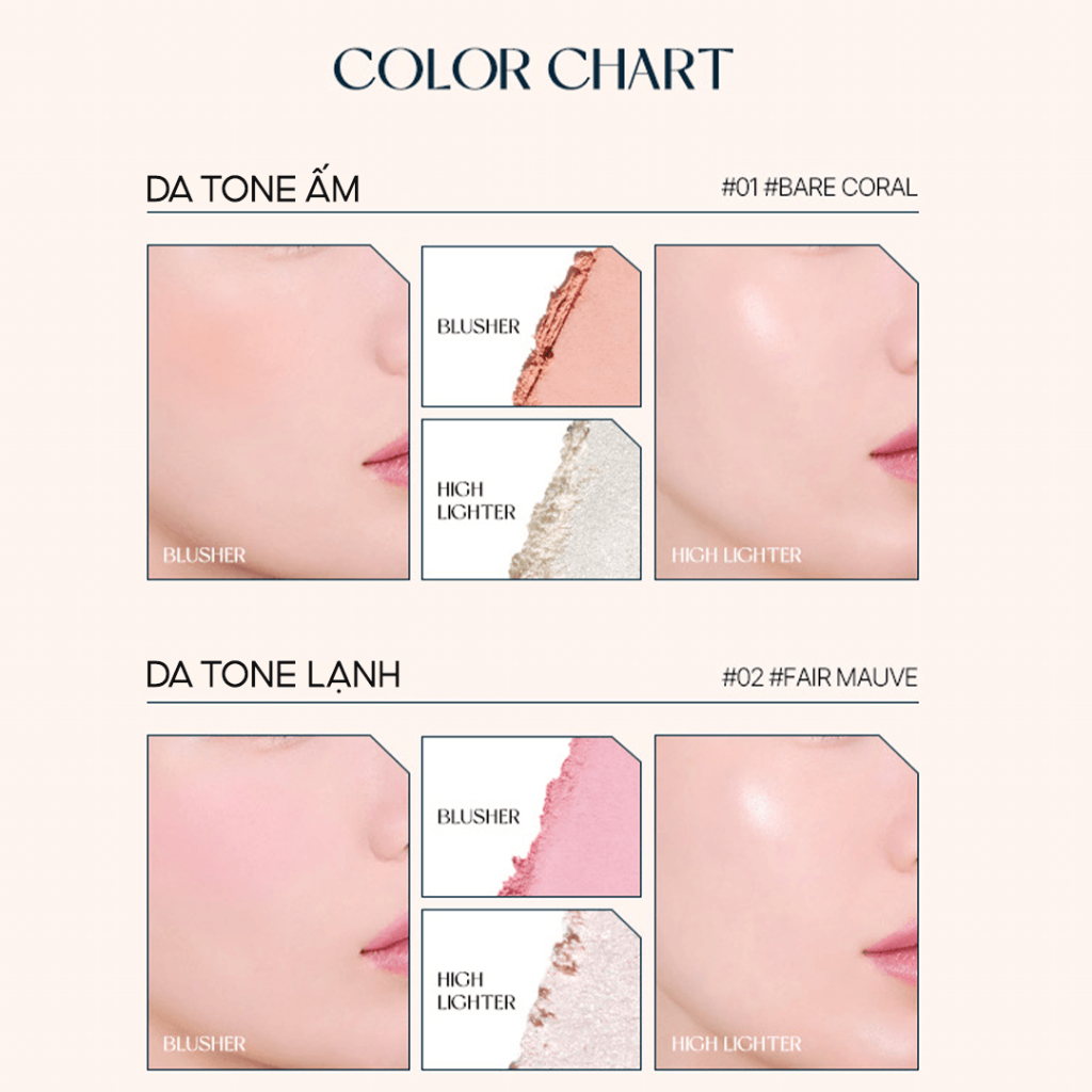 [TAG] Bảng phấn má hồng highlight 2 ô Tag Mood Blush Beam 9g_thumbnail_2