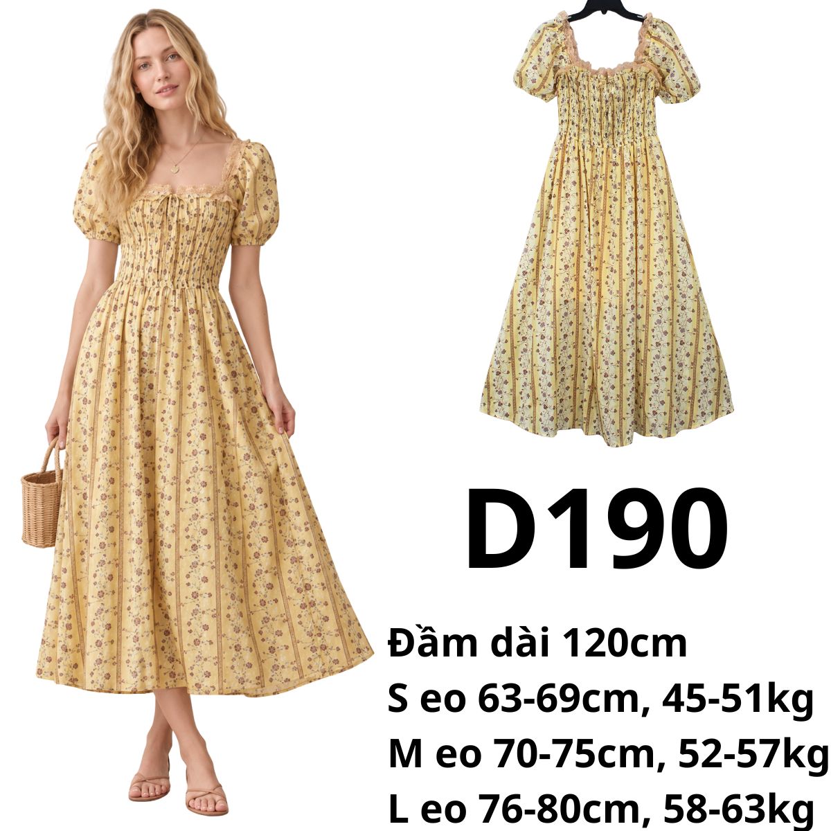D190 - Đầm maxi