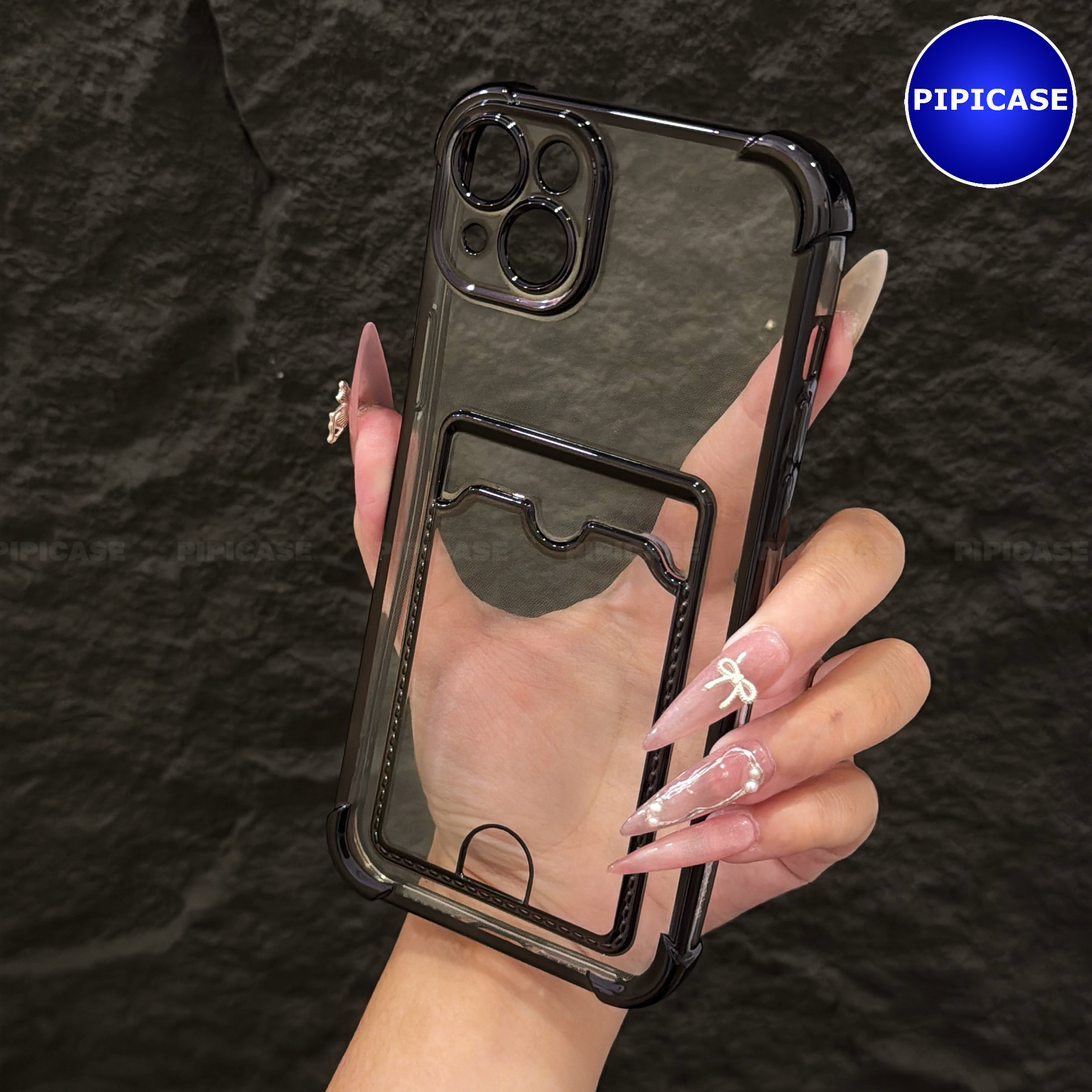 Ốp Lưng iPhone 14 Plus - Ốp Thẻ - Đen_thumbnail_1