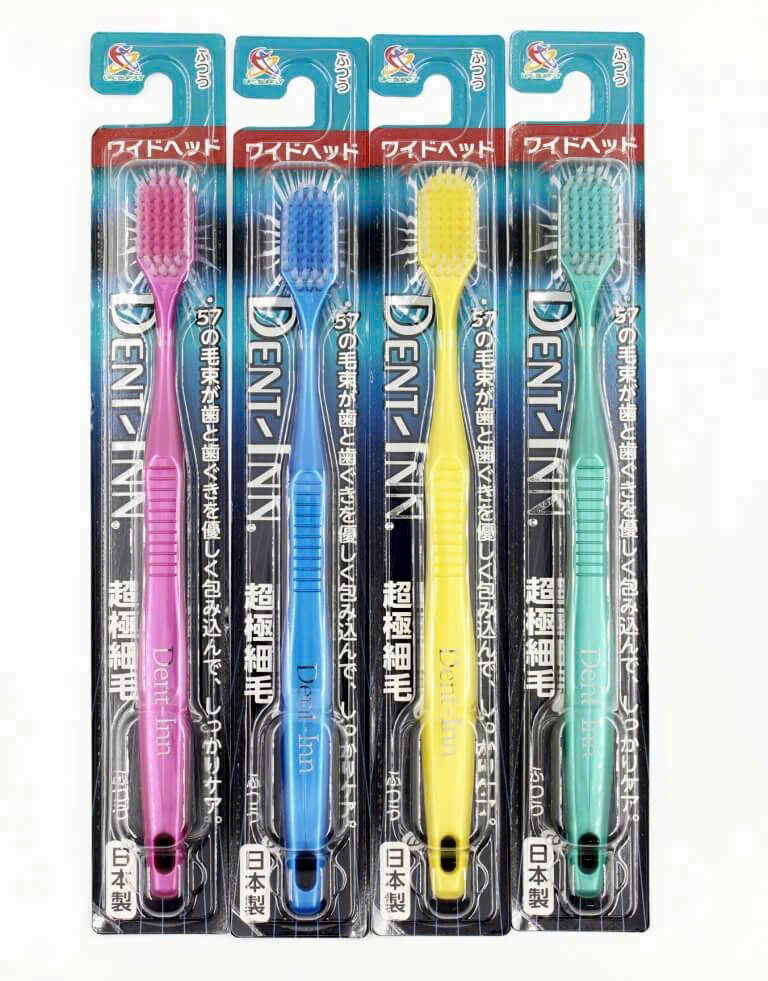SET 2 Bàn Chải Đánh Răng Dent Inn Nhật Bản (Ngẫu Nhiên Màu)