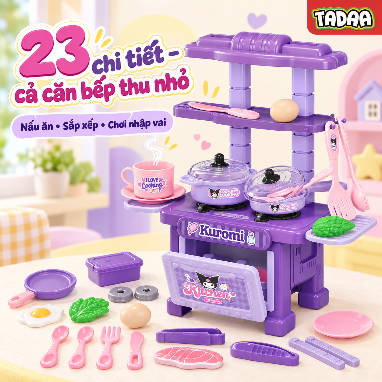 Bộ quầy nấu ăn Koromi – Bé Làm Đầu Bếp_thumbnail_4