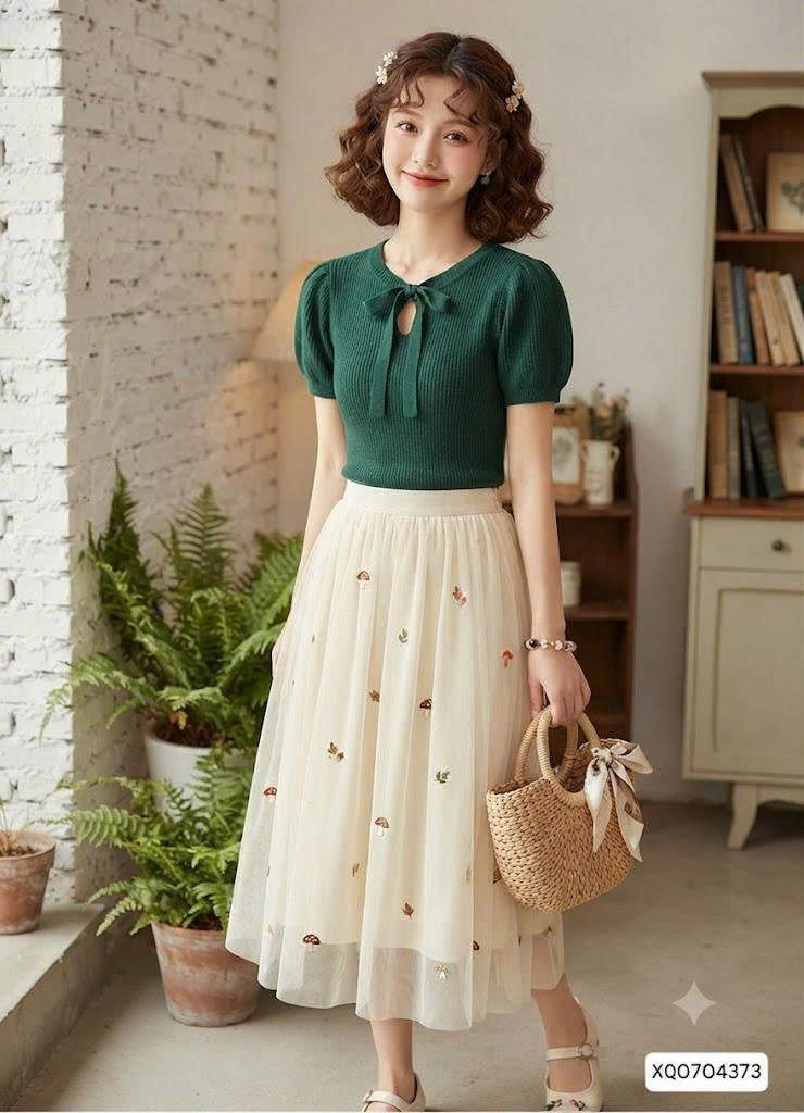 MS XQ0704373: Áo dệt kim tay ngắn _thumbnail_2