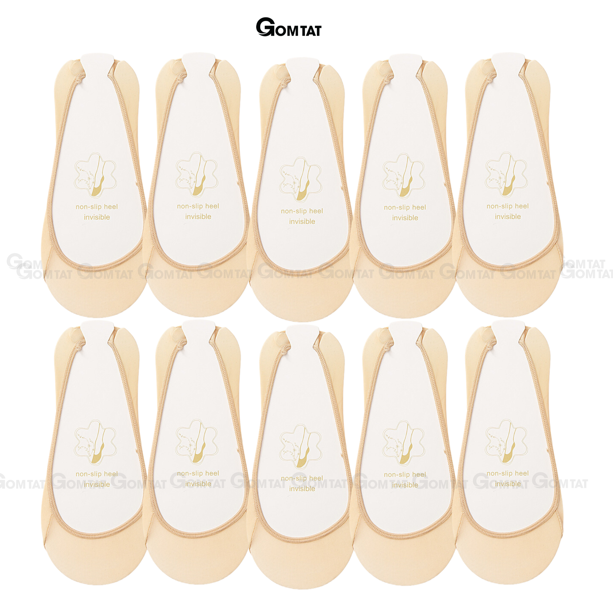 Combo tất nữ lười đi giày cao gót GOMTAT, có đệm silicon chống tuột gót - CAOGOT-SUX-19218_thumbnail_15