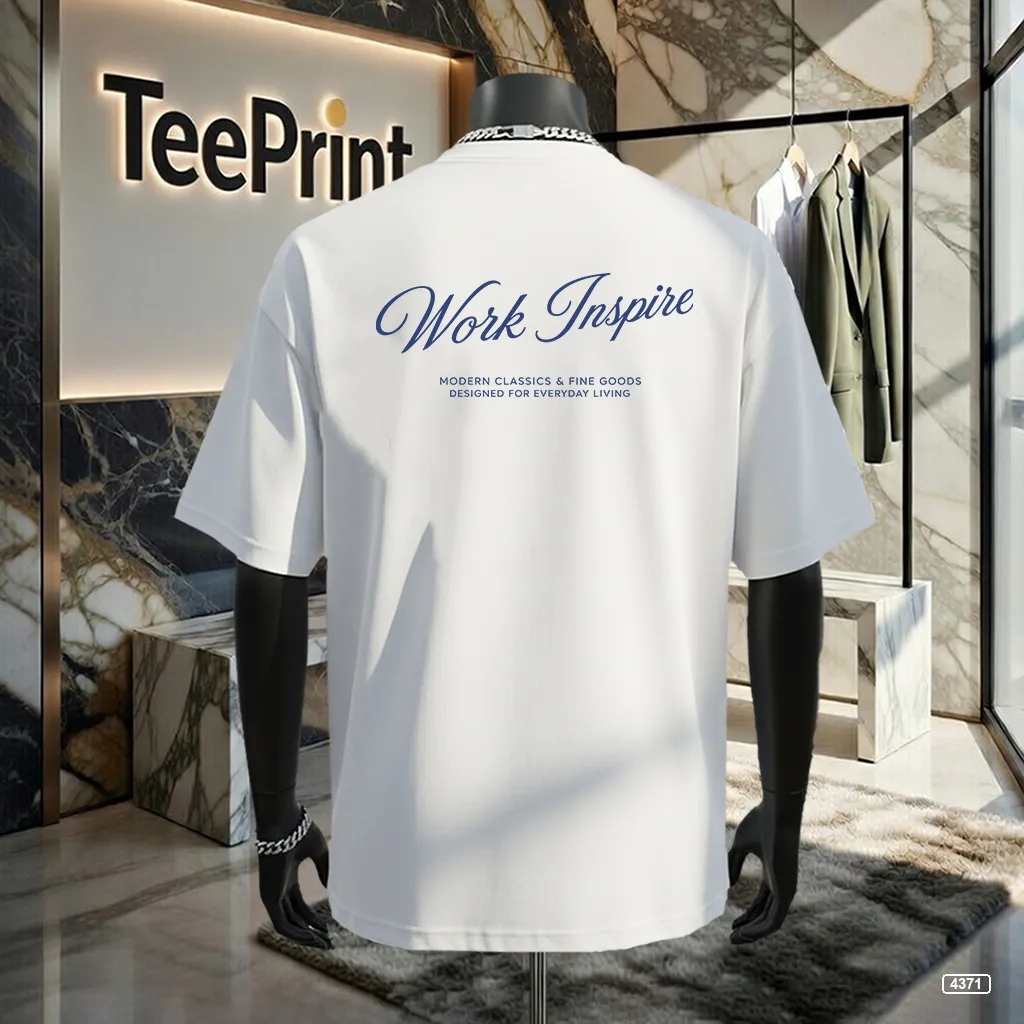 Áo thun nam form rộng Work Inspire TeePrint 4371_thumbnail_3