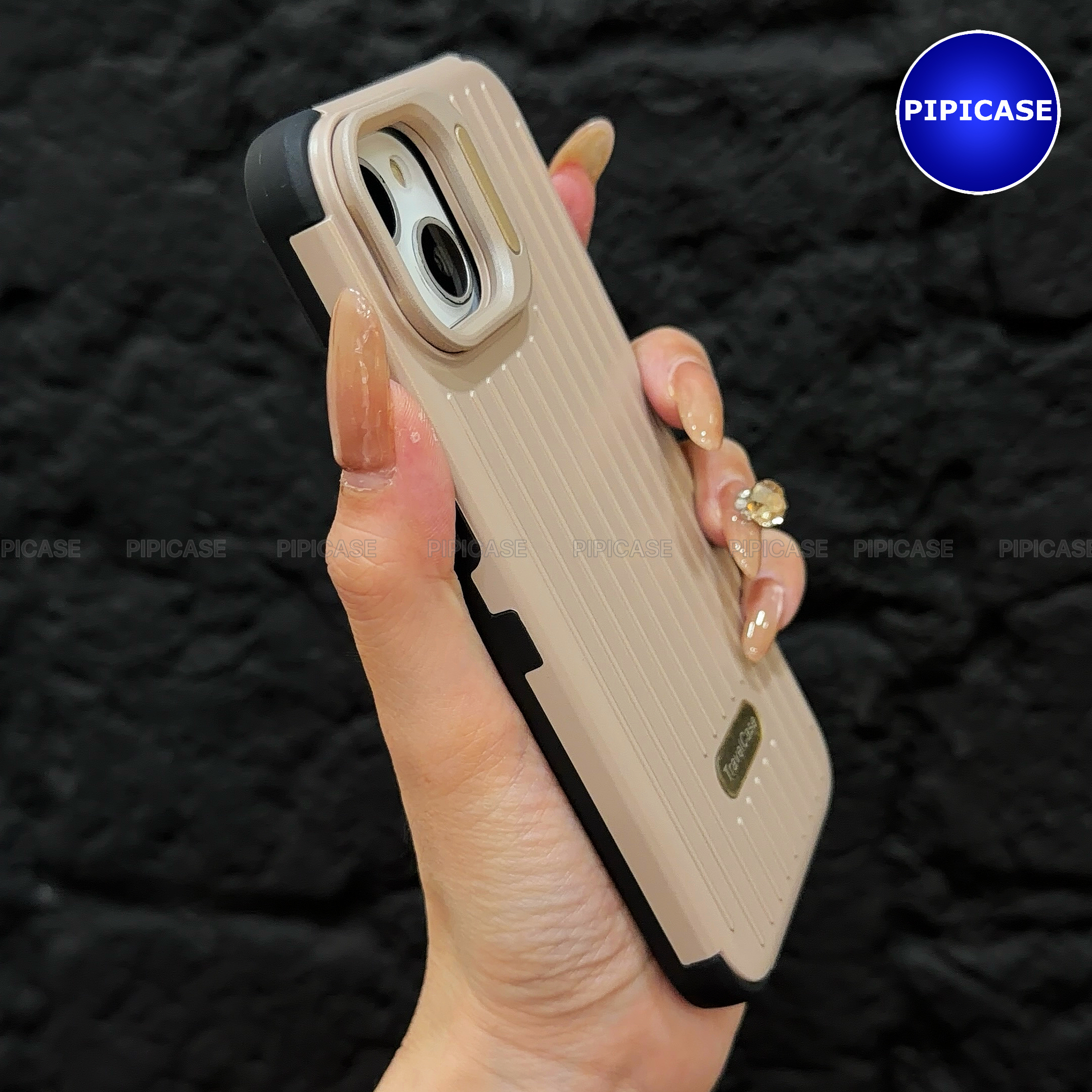 Ốp Lưng iPhone 13 - Hondao - Nâu Nhạt_thumbnail_1