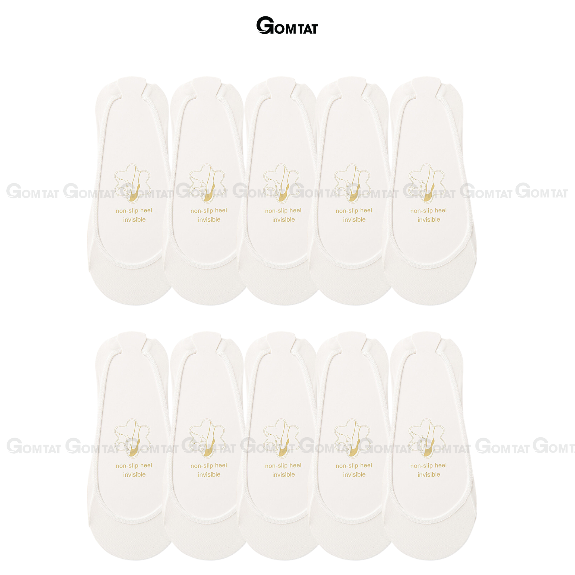 Combo tất nữ lười đi giày cao gót GOMTAT, có đệm silicon chống tuột gót - CAOGOT-SUX-19218_thumbnail_14