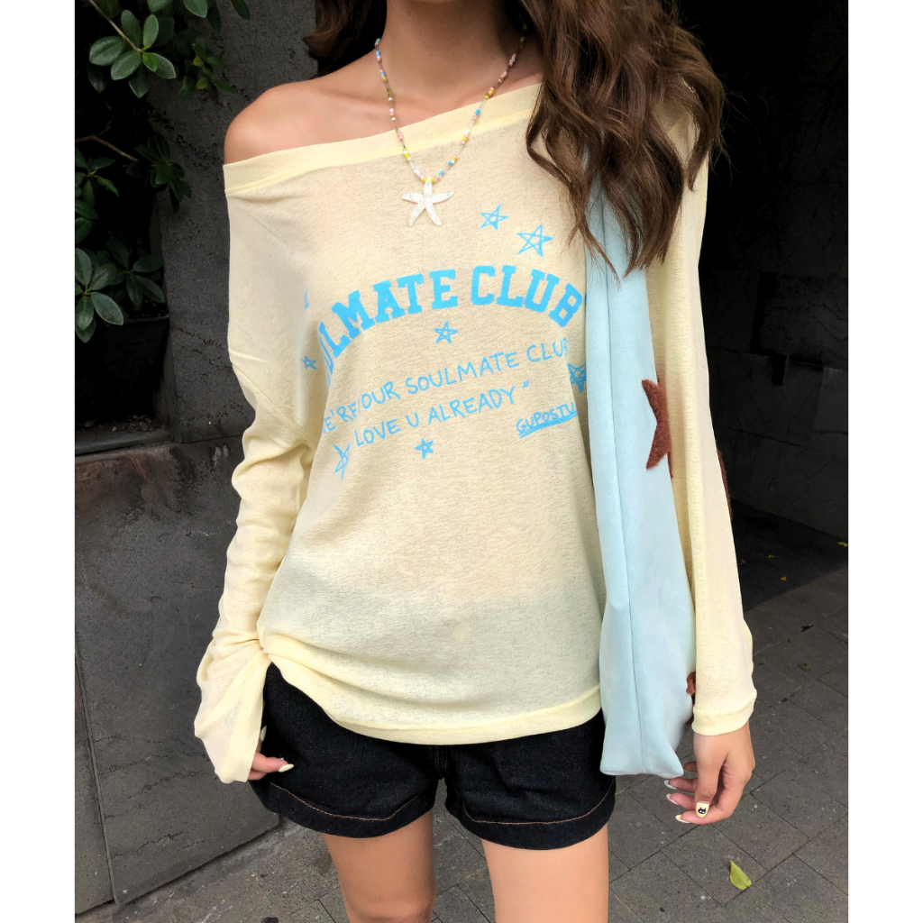 Áo Thun Lệch Vai Tay Dài 𝙂𝙐𝙋𝙊 𝙇𝙤𝙫𝙚 𝘼𝙡𝙧𝙚𝙖𝙙𝙮 Form Rộng Cổ Thuyền Thun Giấy Mỏng Nhẹ - ATG02_thumbnail_9