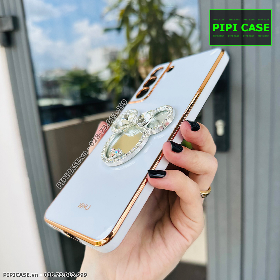 Ốp Lưng Samsung S21 Plus 5G - Mic Gương - Trắng_thumbnail_5
