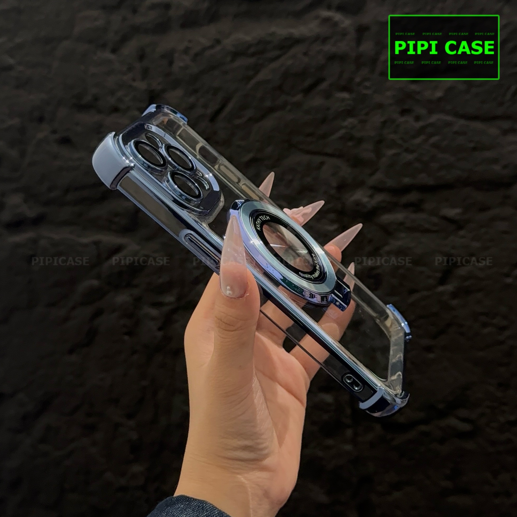 Ốp Lưng iPhone 15 Pro Max - Ven - Xanh Nhạt_thumbnail_5