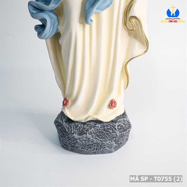 Tượng Đức Mẹ Lộ Đức 50cm vẽ tay_thumbnail_2